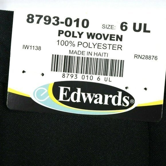 Edwards Easy Fit Uniform‎ Work Pants Black UL 8793-010 Unhemmed Size 6 - Picture 5 of 12